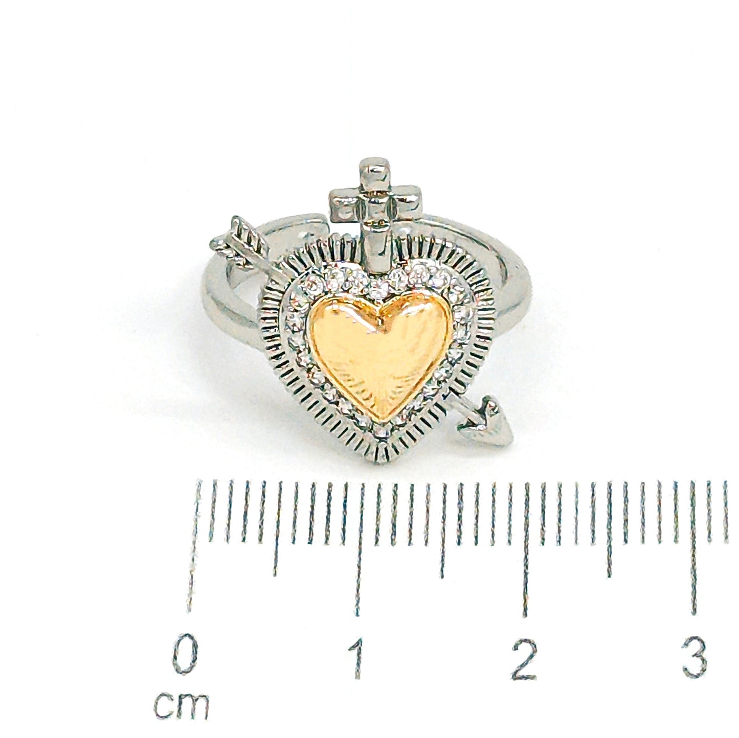 Anillo corazon cupido
