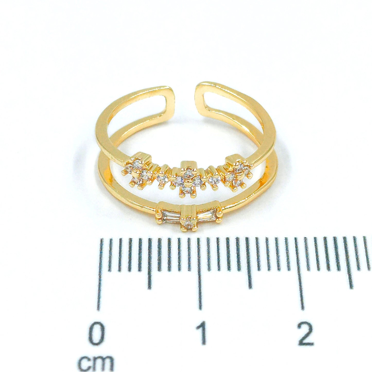 Anillo doble microzircones