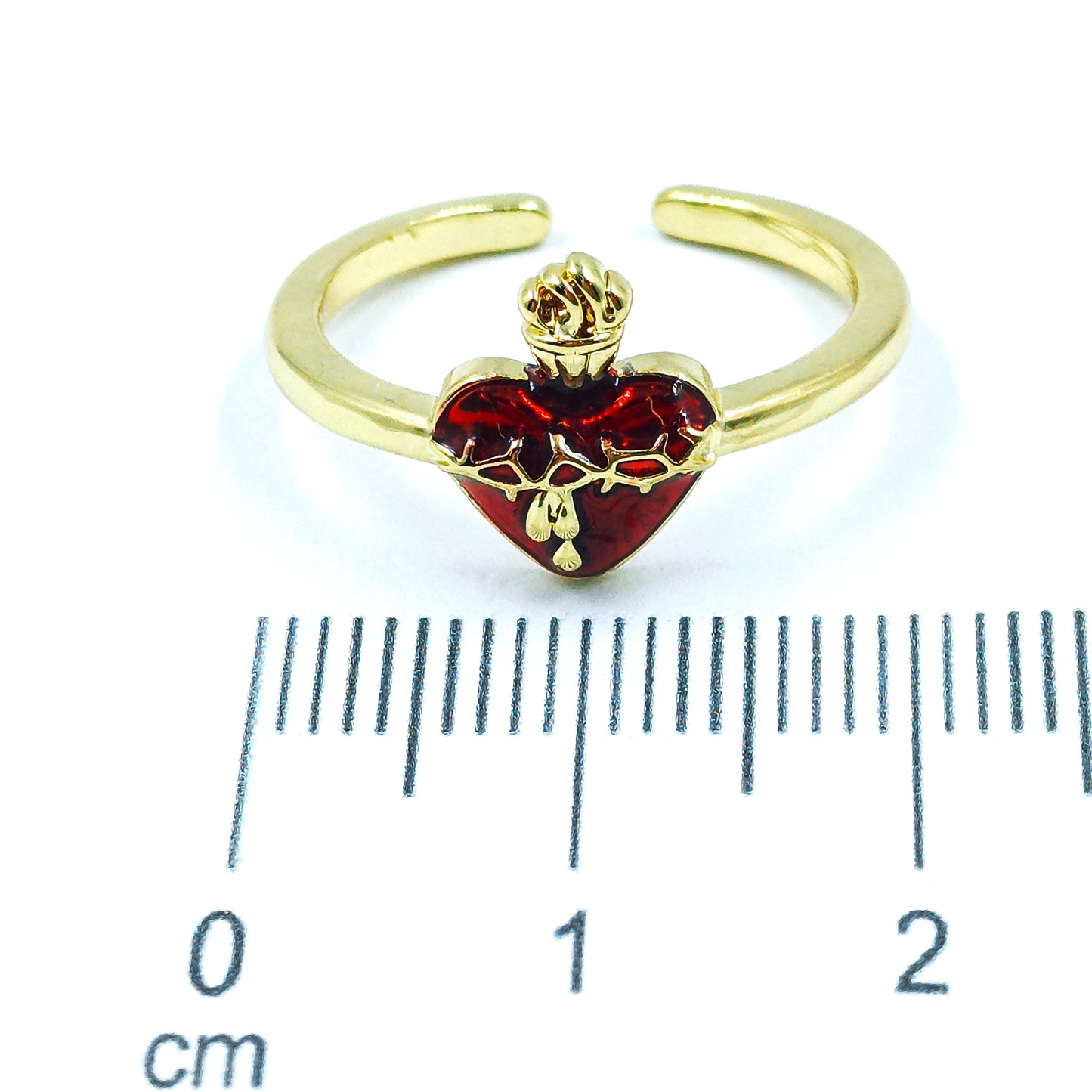 Anillo corazón de Jesús