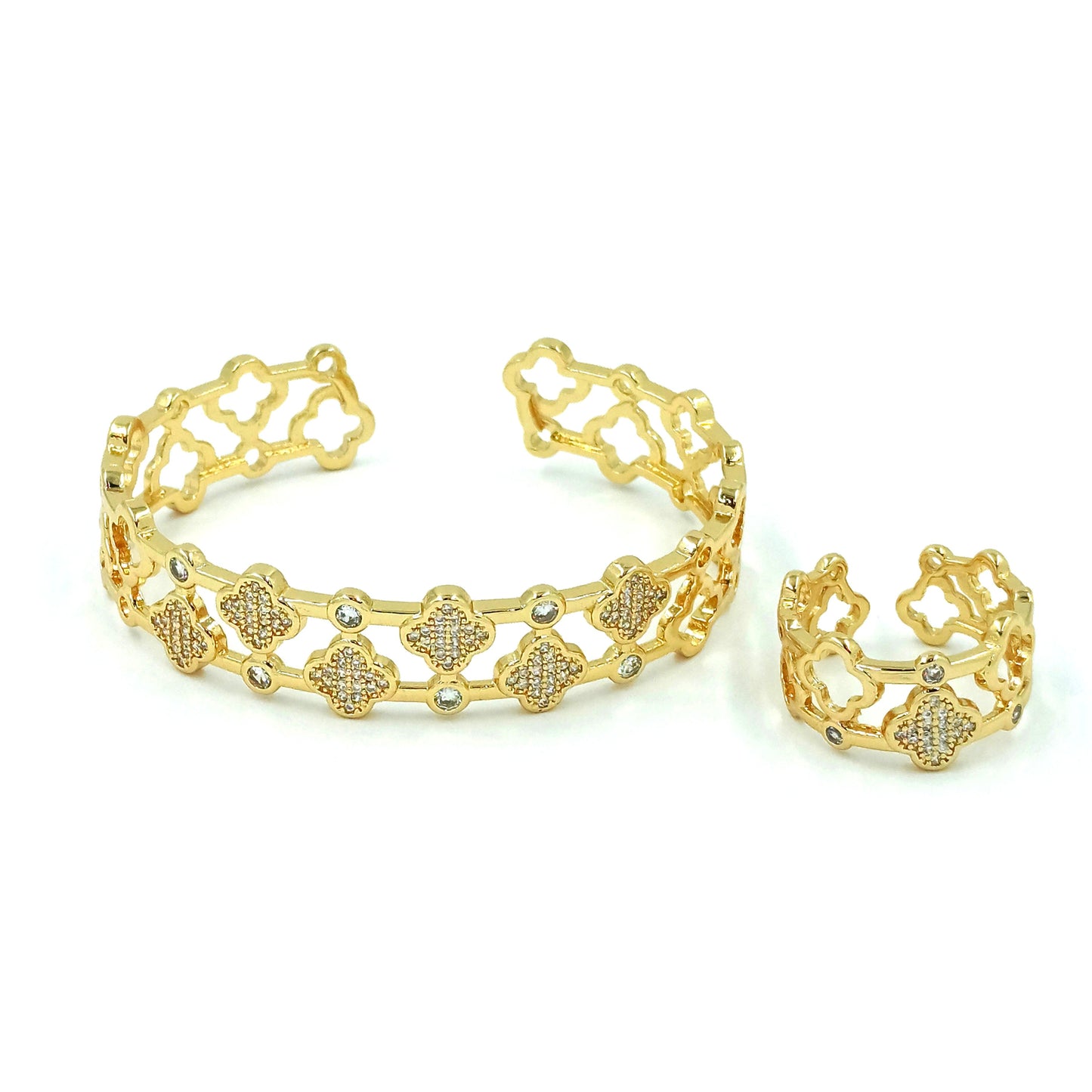 Pulsera + anillo set van cleef