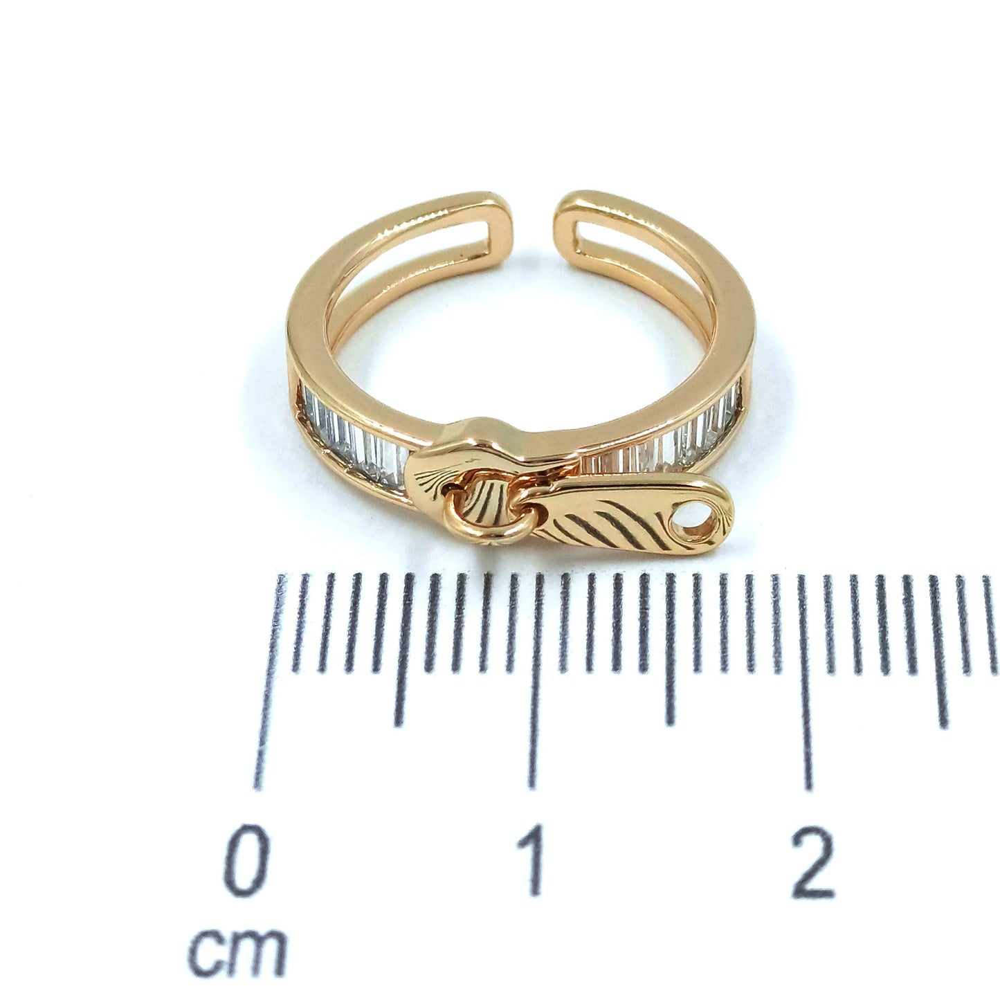 Anillo cierre baguette