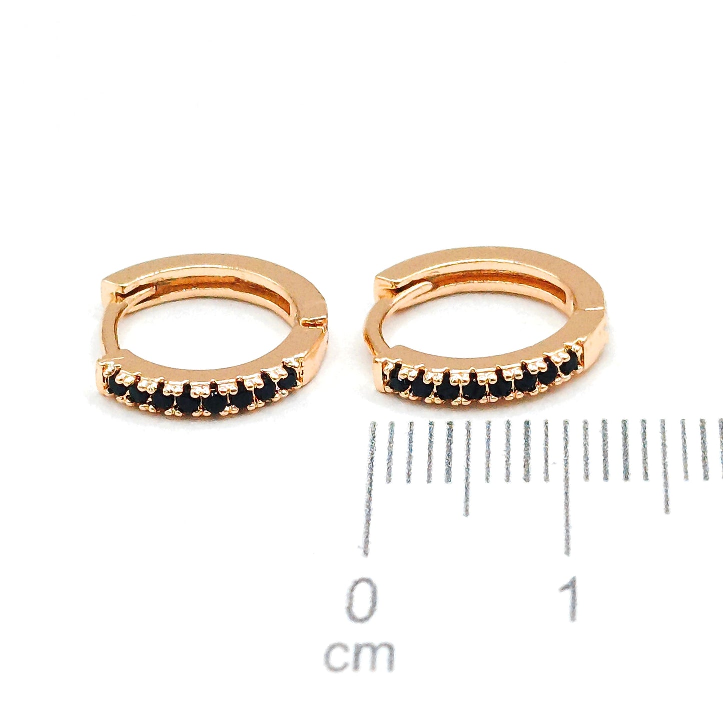 Cdga pequeña microzircones zafiro (12mm)