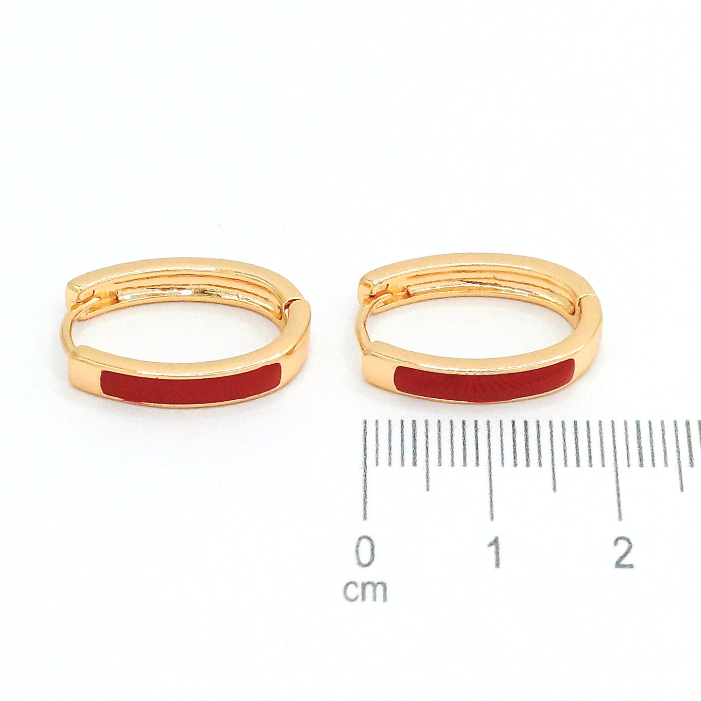 Candonga pequeña ovalo esmaltada