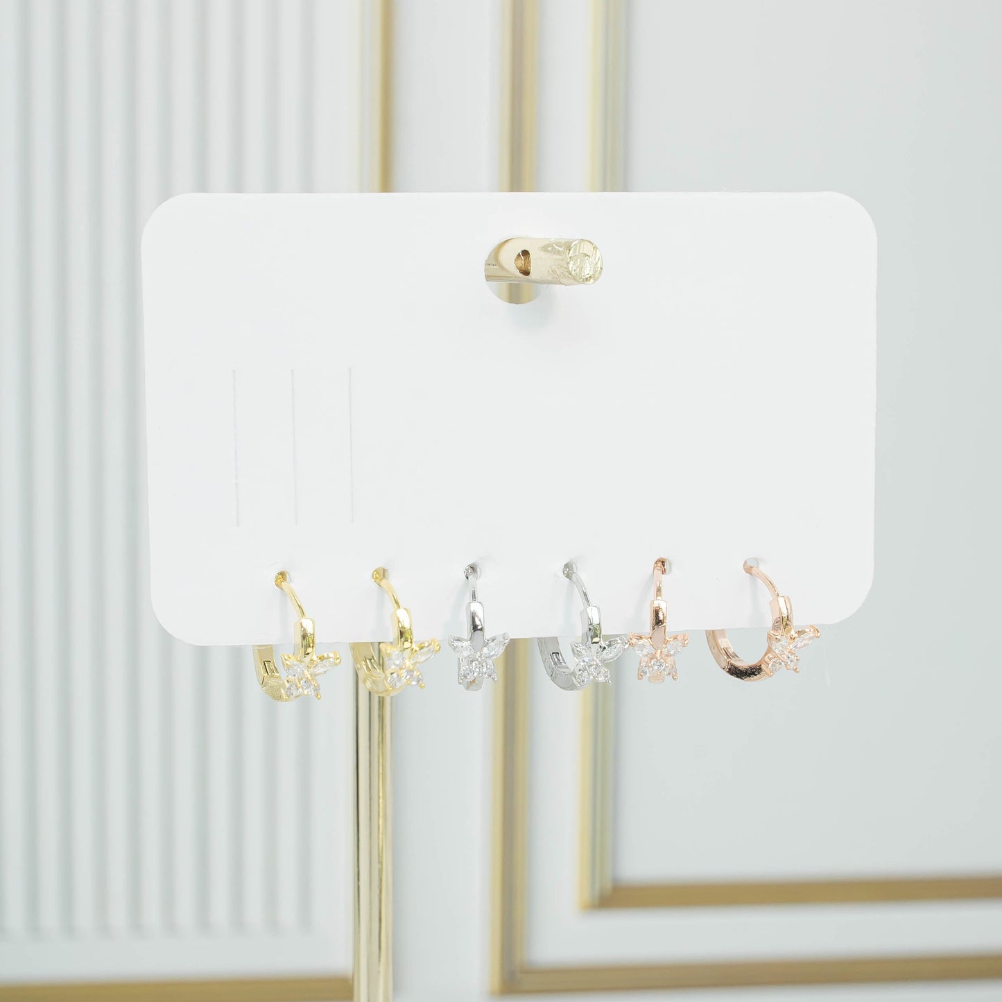 Candonga pequeña trío mariposas