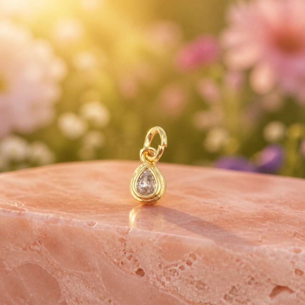 Dije mini gota cristal