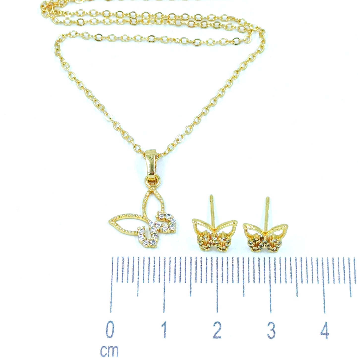 Dúo cilueta mariposa