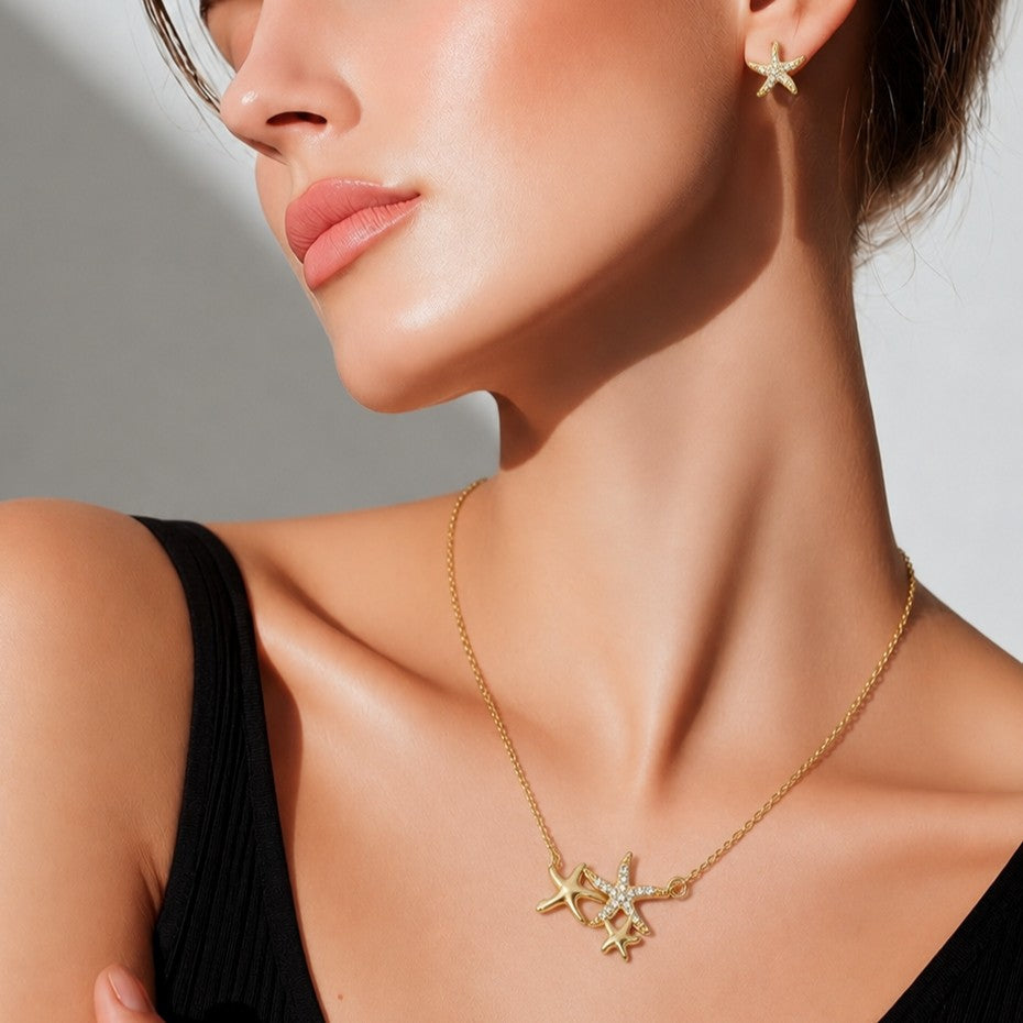 Dúo estrellas de mar
