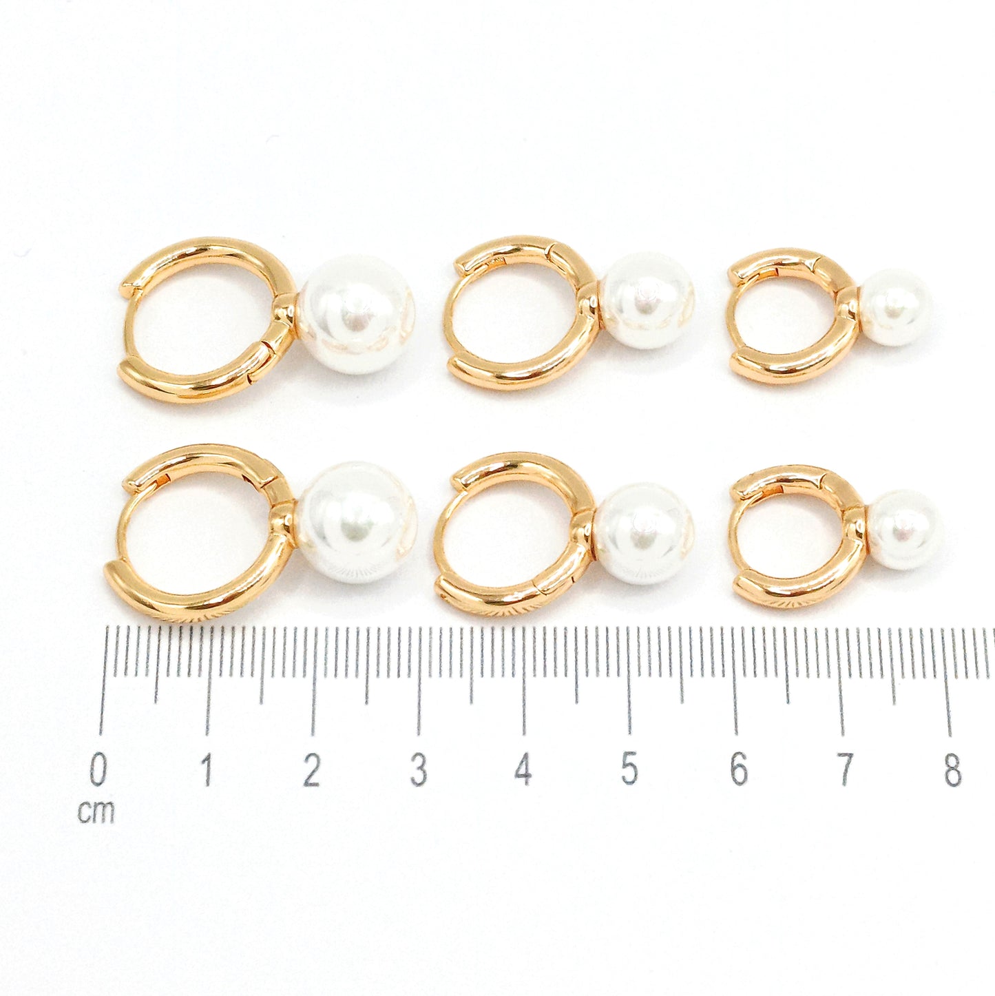 Orejera set perlas Amulí