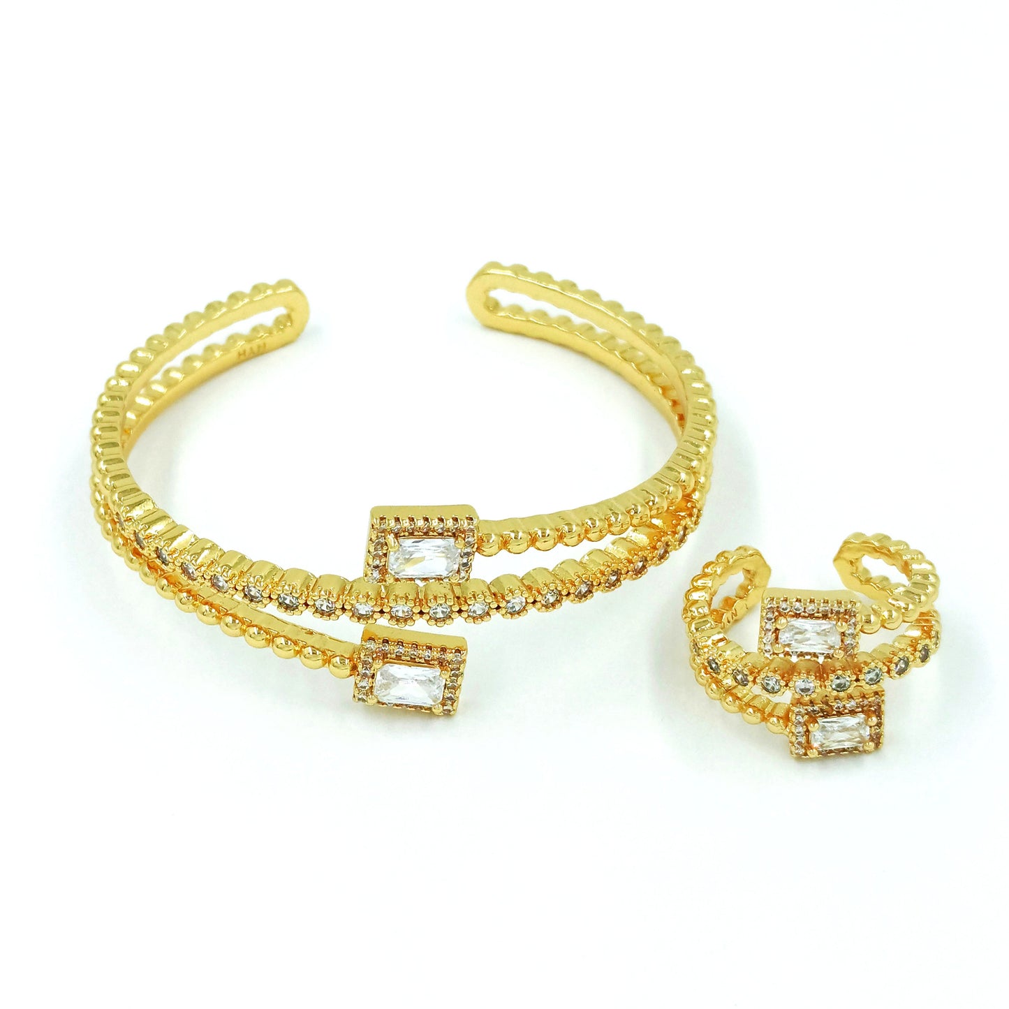 Pulsera + anillo set fiesta