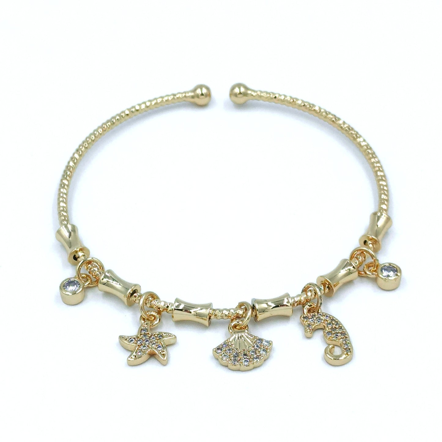 Pulsera aro dijes playero
