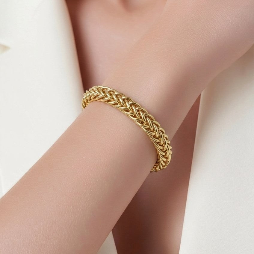 Pulsera aro trenzada