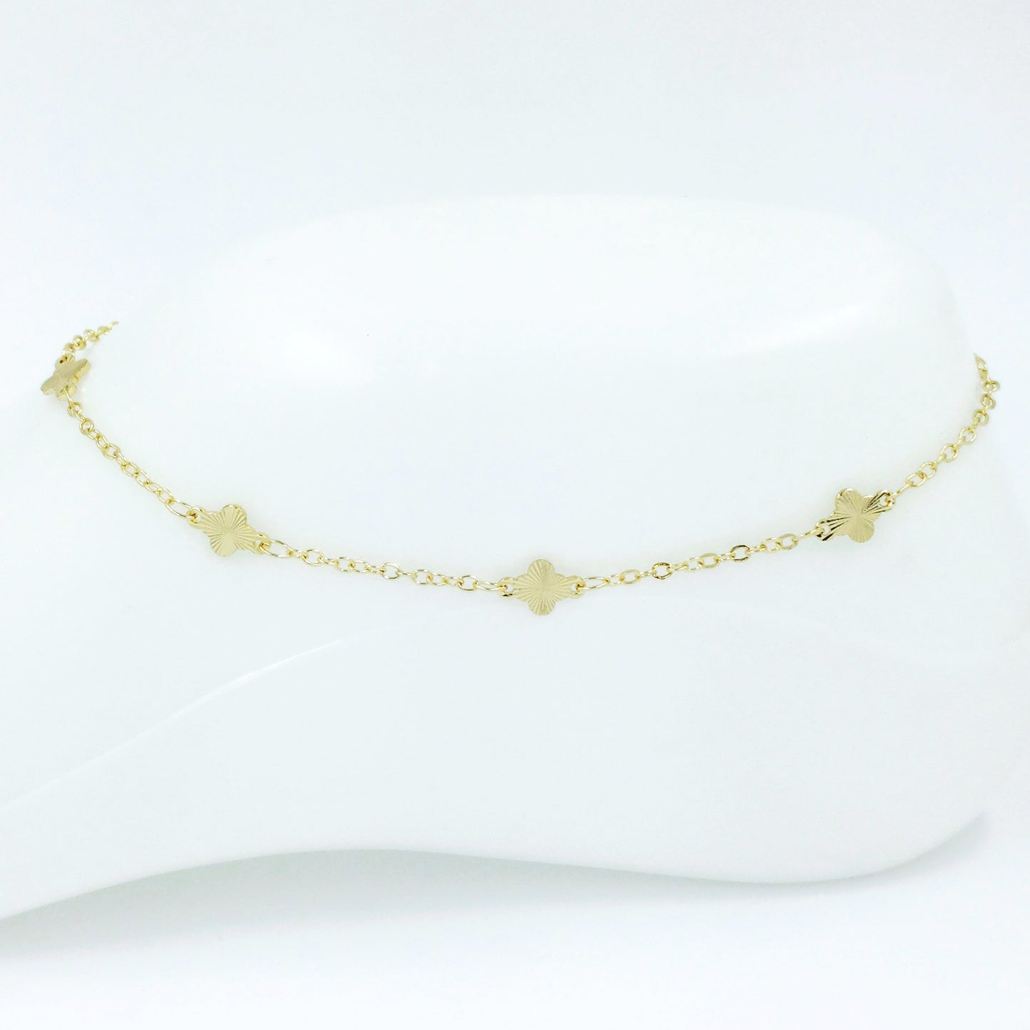 Tobillera Van cleef gold