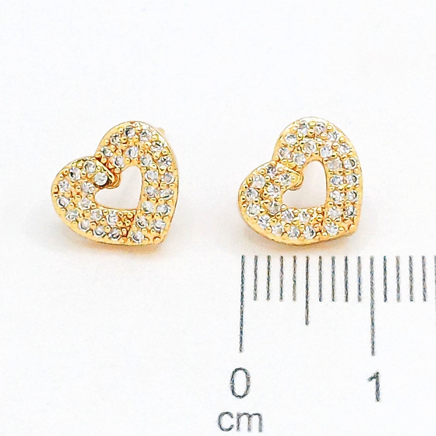 Topo silueta corazon (8mm) Amulí