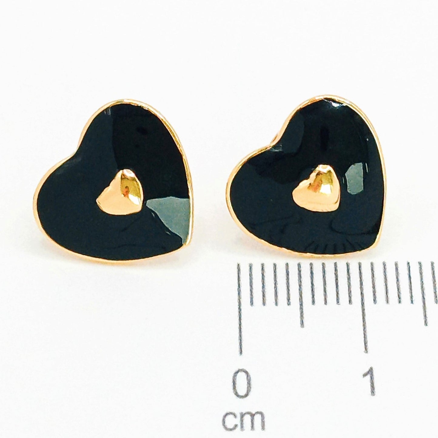 Topo corazon esmaltado (1,4cm) Amulí