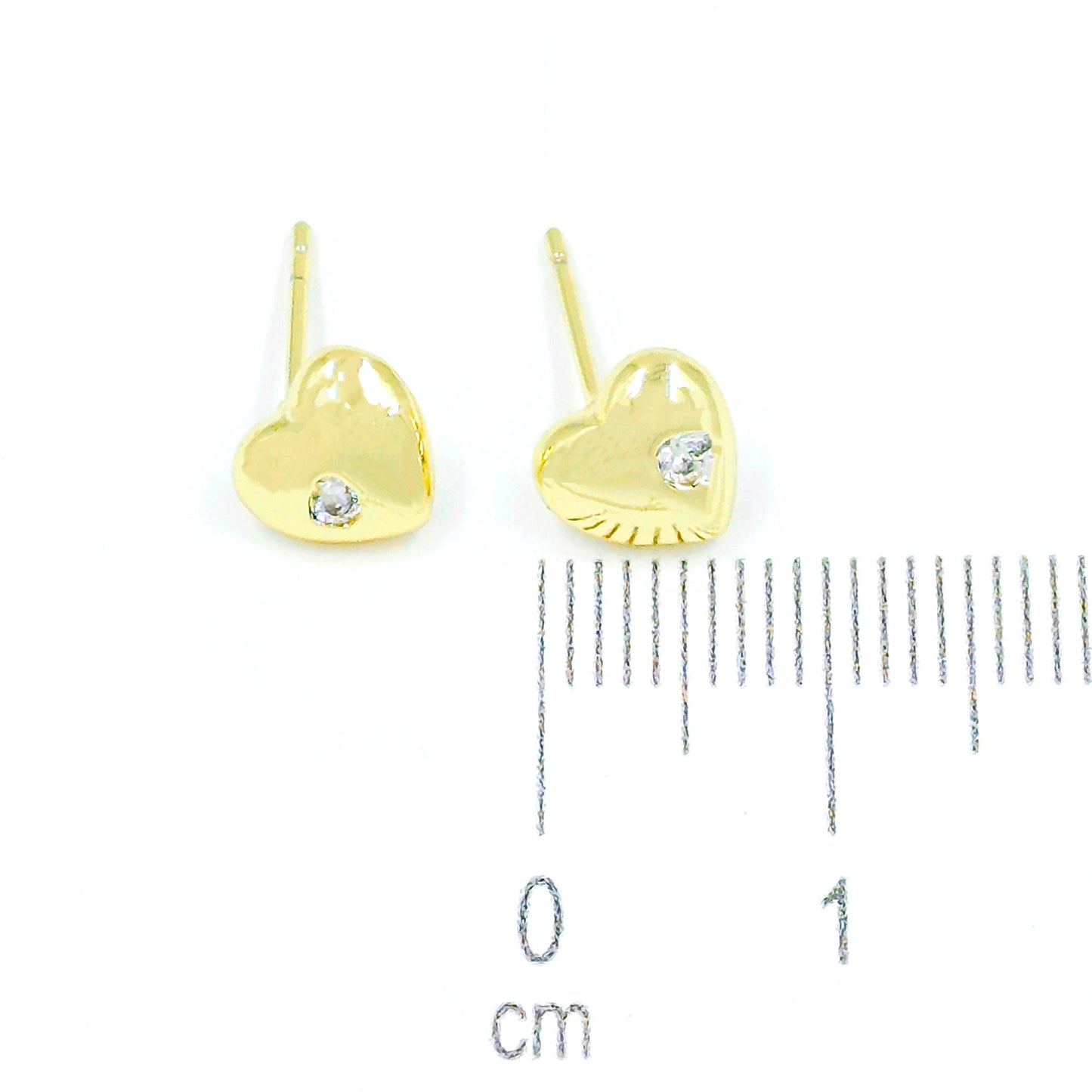 Topo corazon zircones