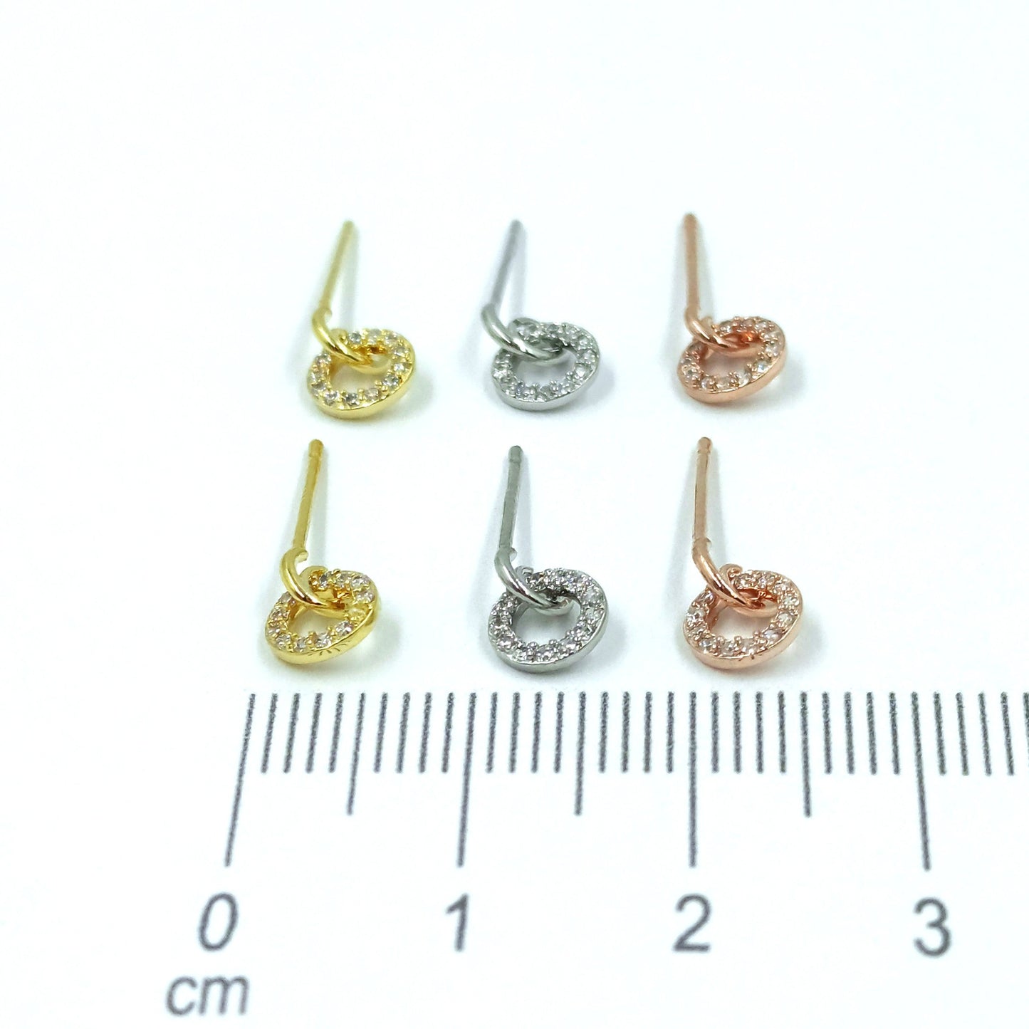 Topo trío aros 3 oros