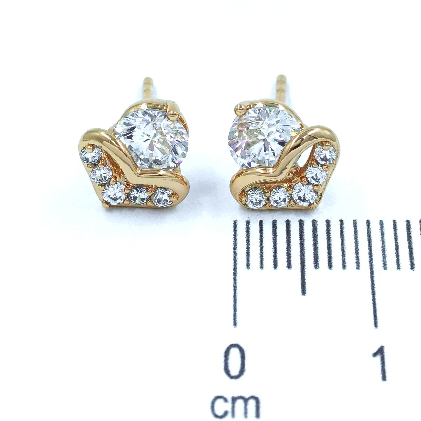 Topo corazón zircón