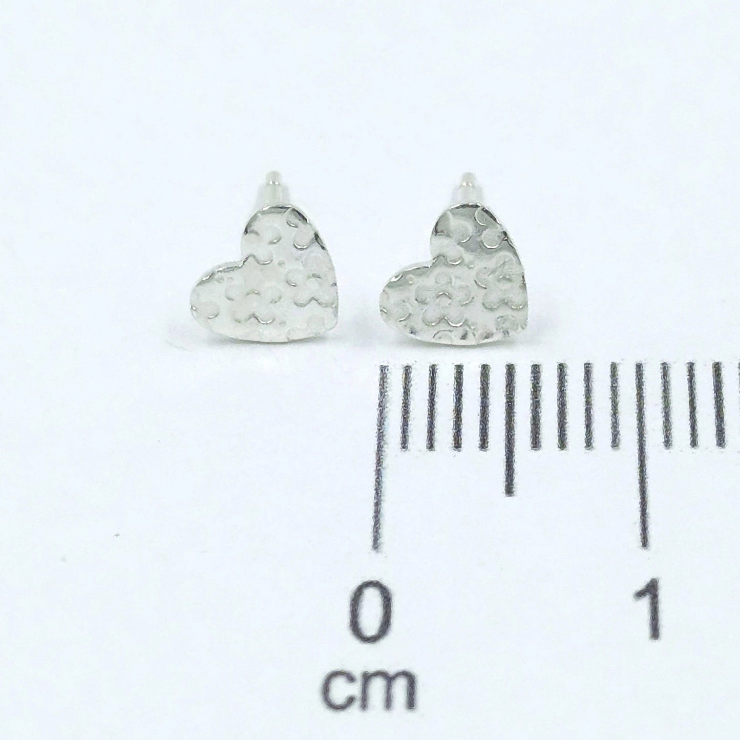 Topo plata corazón diamantado