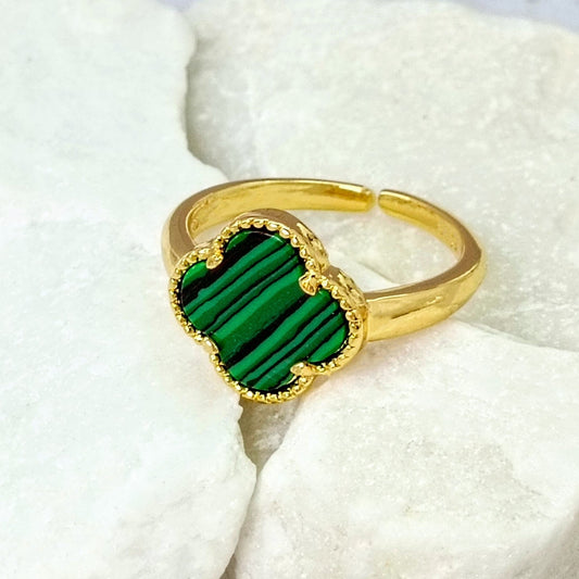 Anillo van cleef verde 