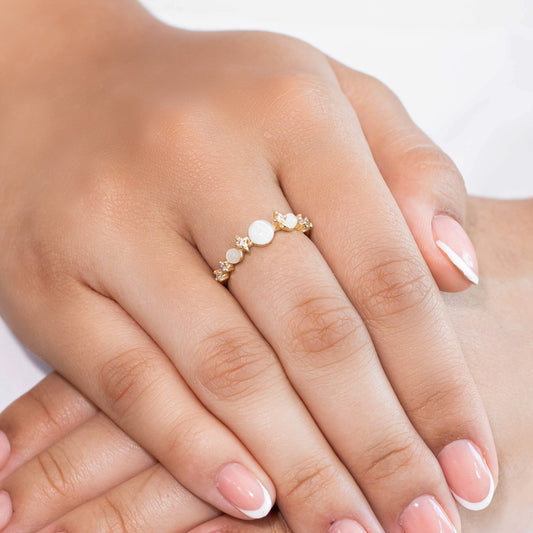 Anillo gemas  Amulí