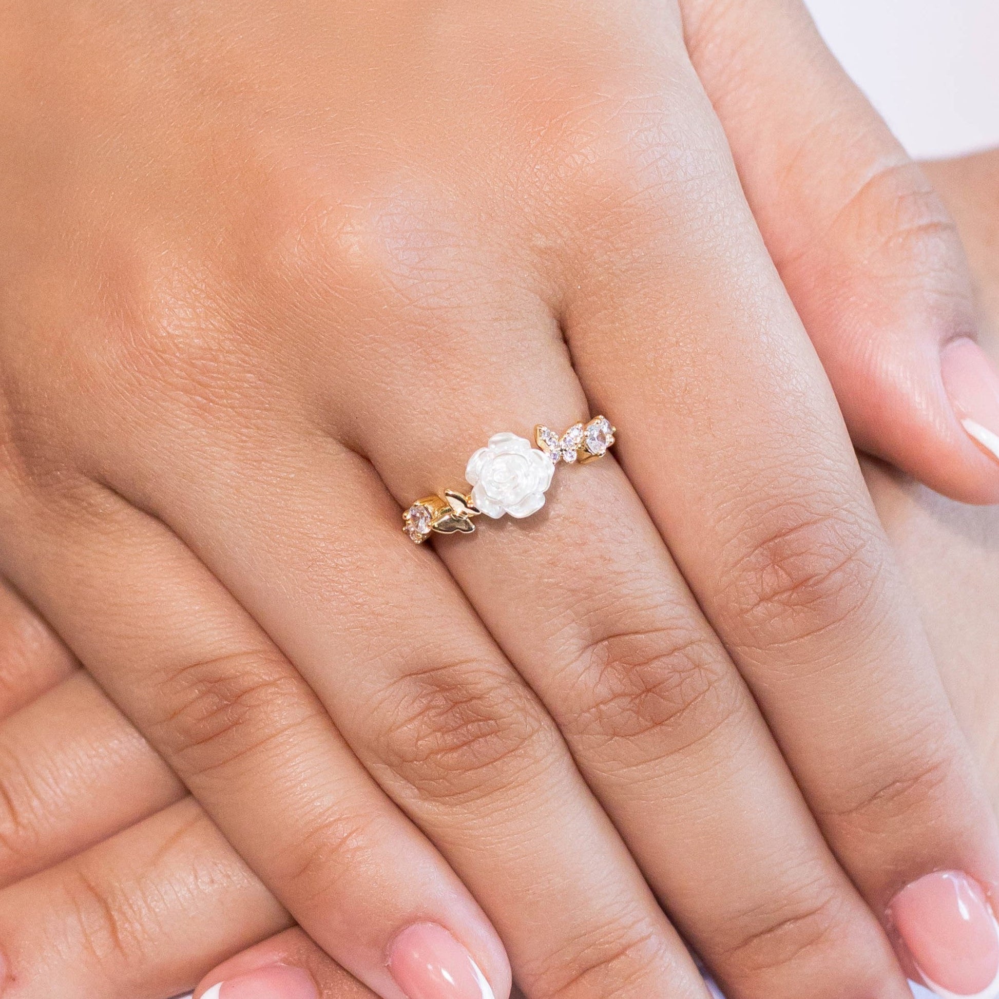 Anillo maxi rosa  Amulí