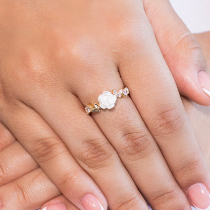 Anillo maxi rosa  Amulí