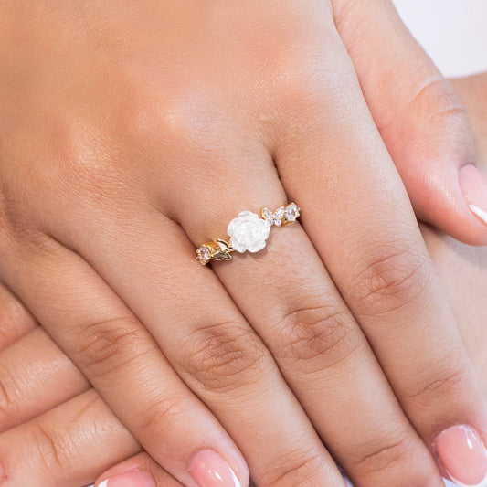 Anillo maxi rosa  Amulí