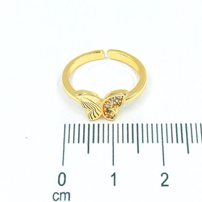 Anillo mariposa dos caras