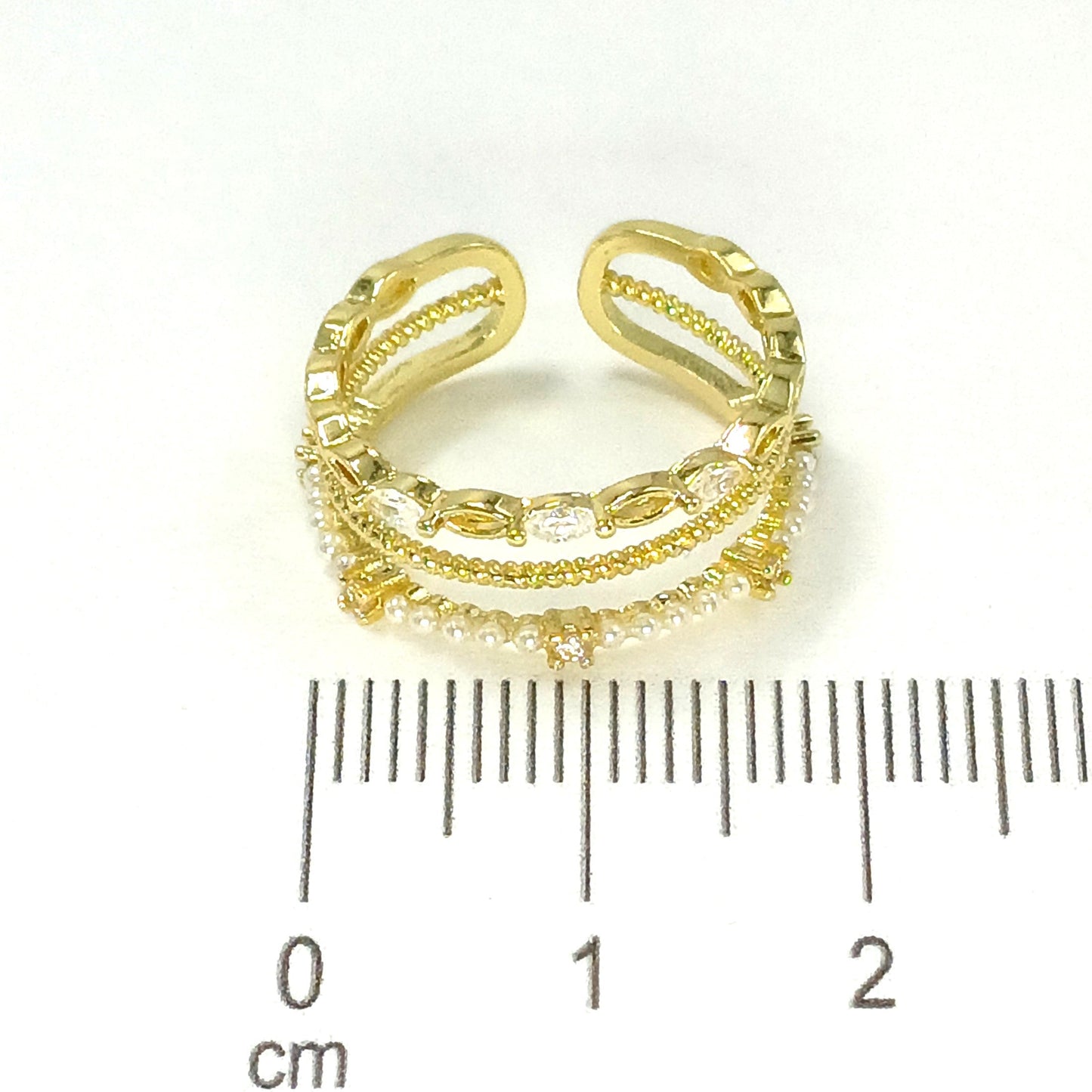 Anillo triple pastel