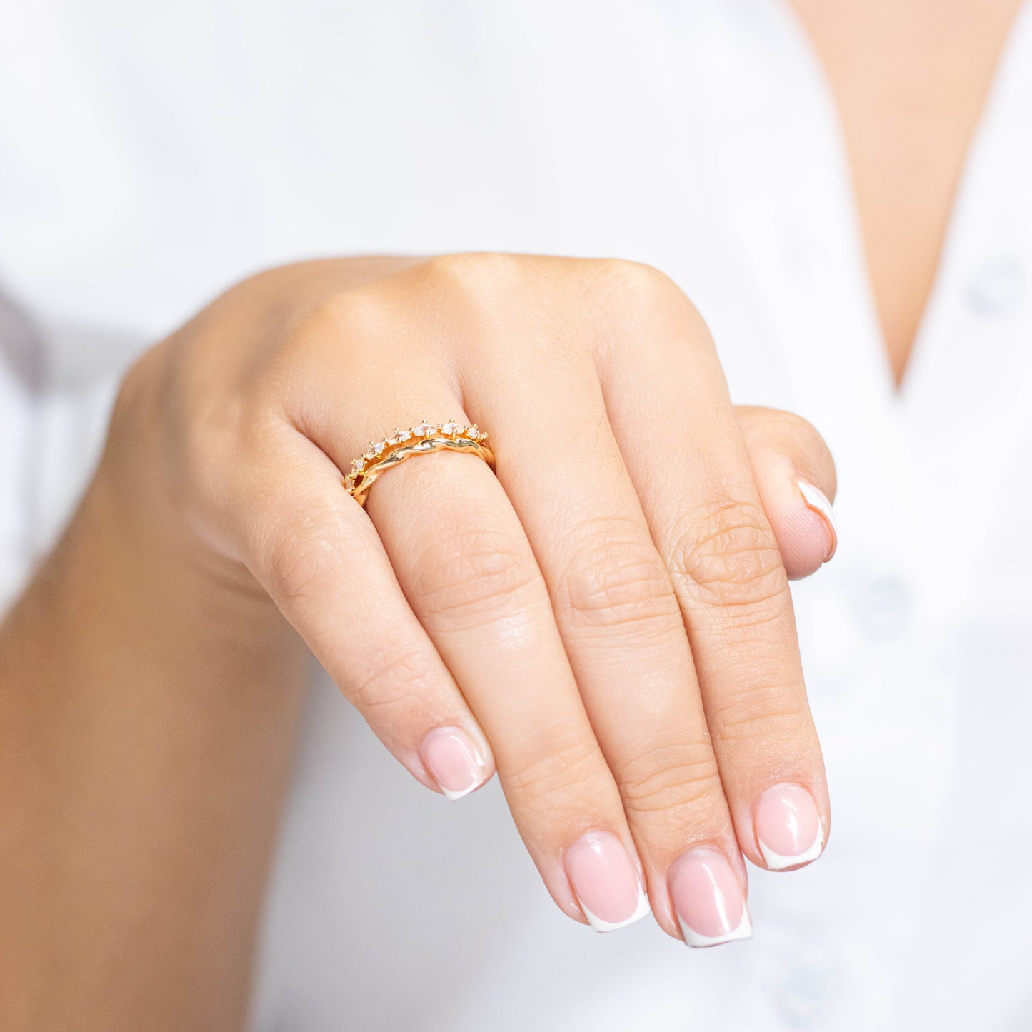 Anillo doble espiral  Amulí