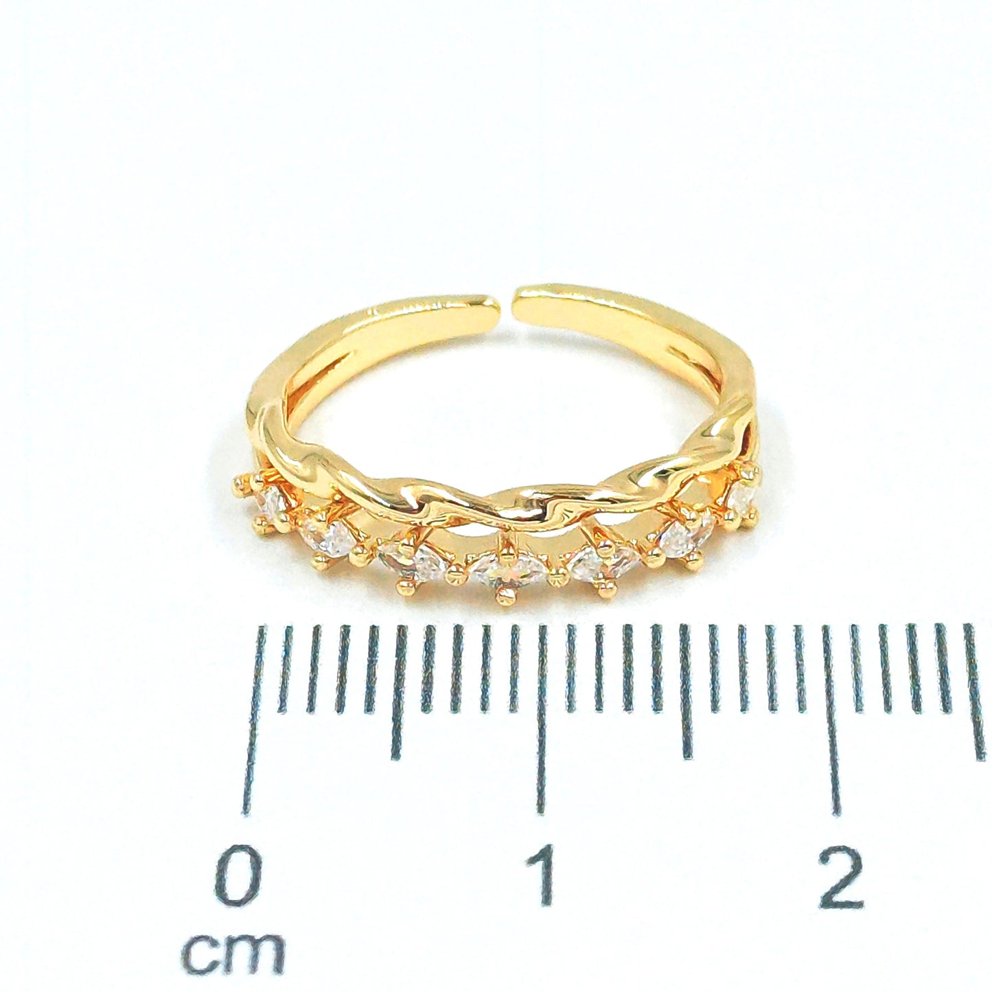 Anillo doble espiral