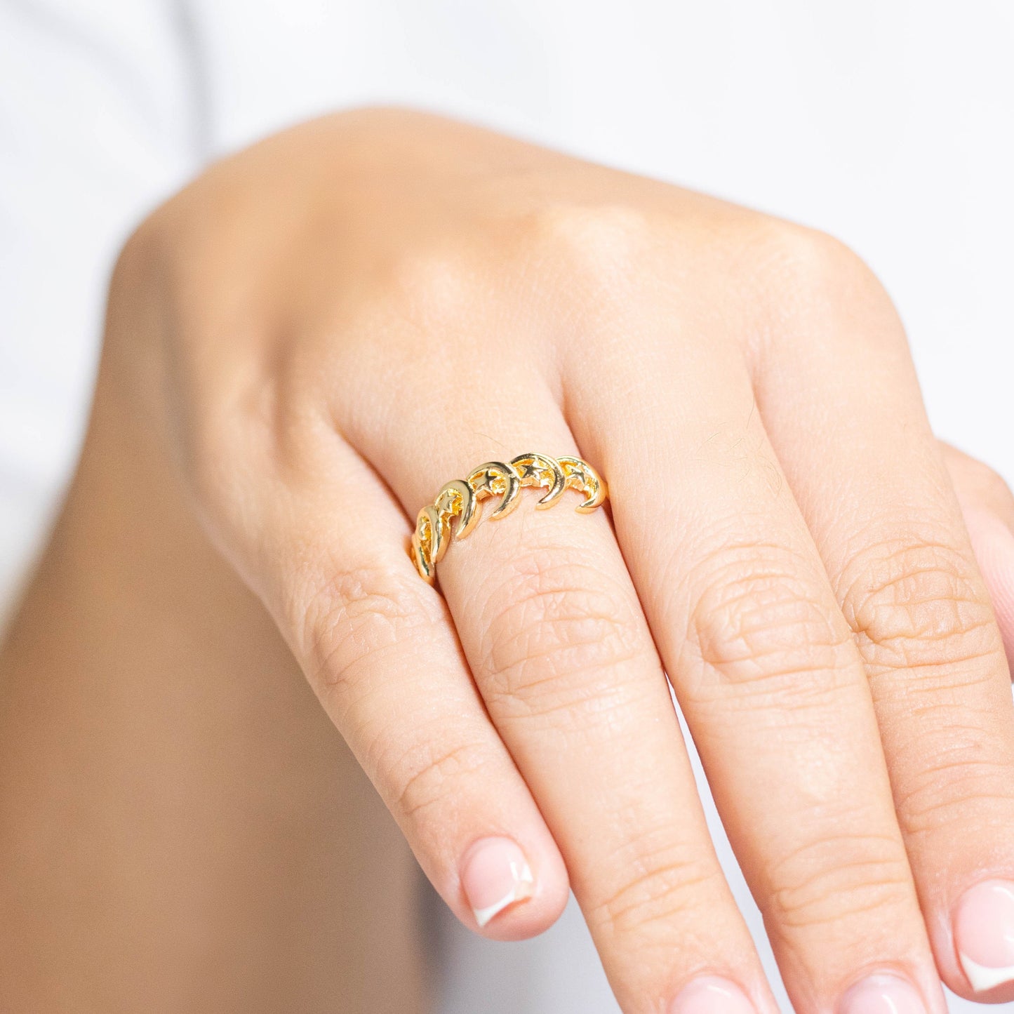 Anillo luna estrella  Amulí