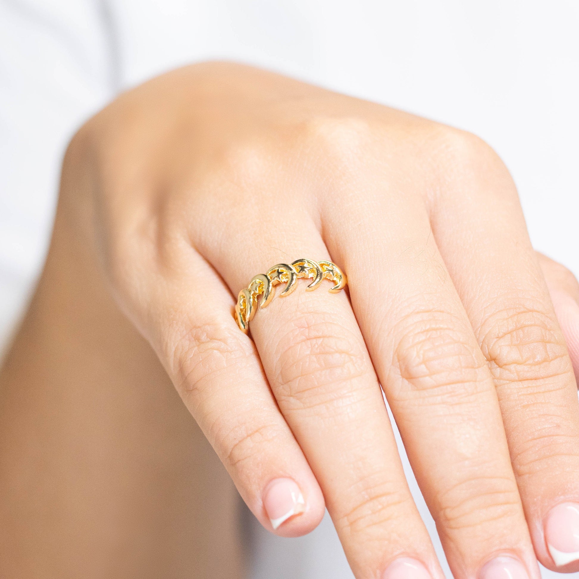 Anillo luna estrella  Amulí