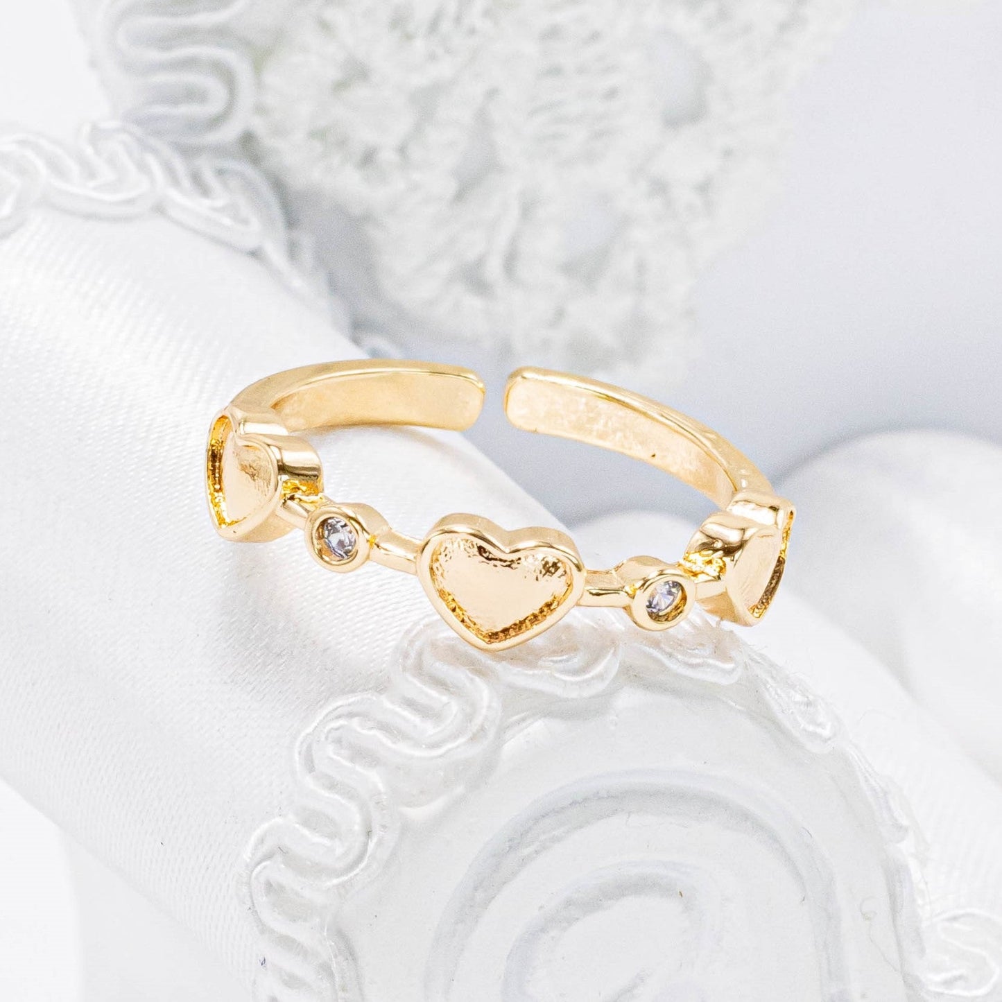 Anillo tres corazones