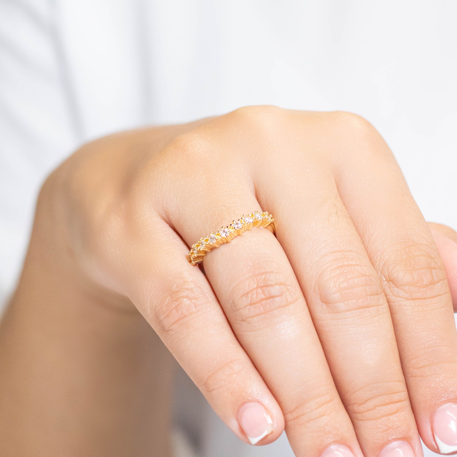 Anillo zircones  Amulí