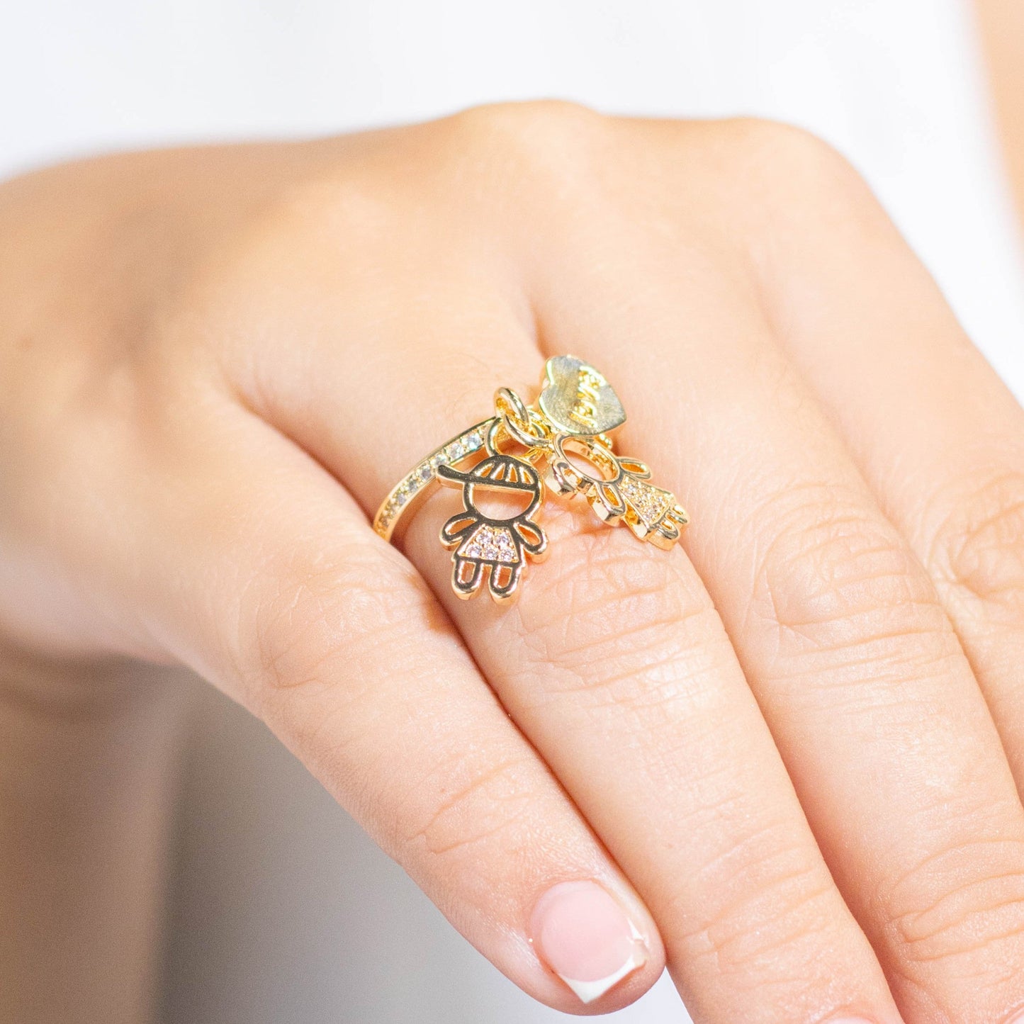 Anillo dijes kids  Amulí