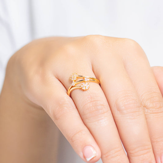 Anillo flores  Amulí