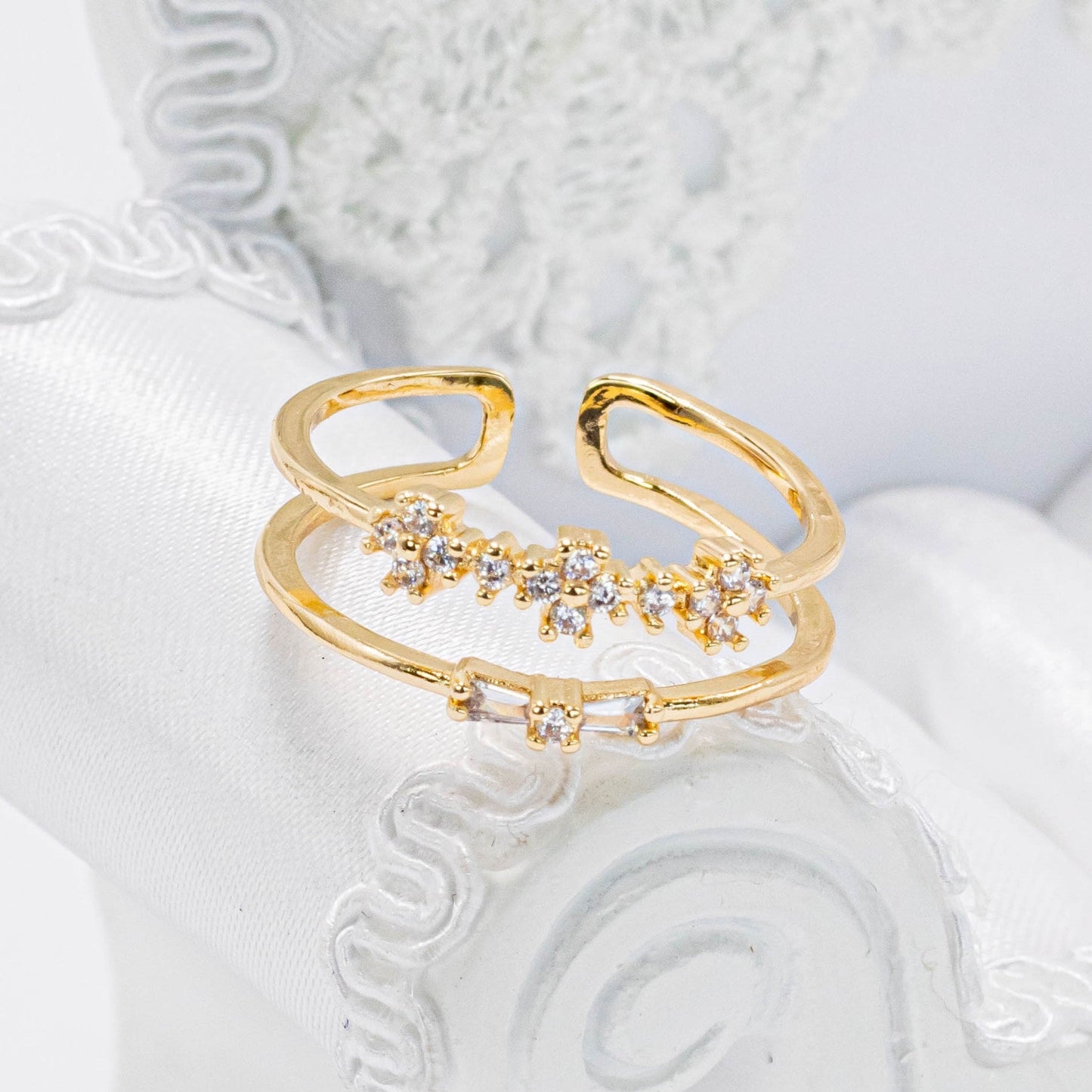 Anillo doble microzircones