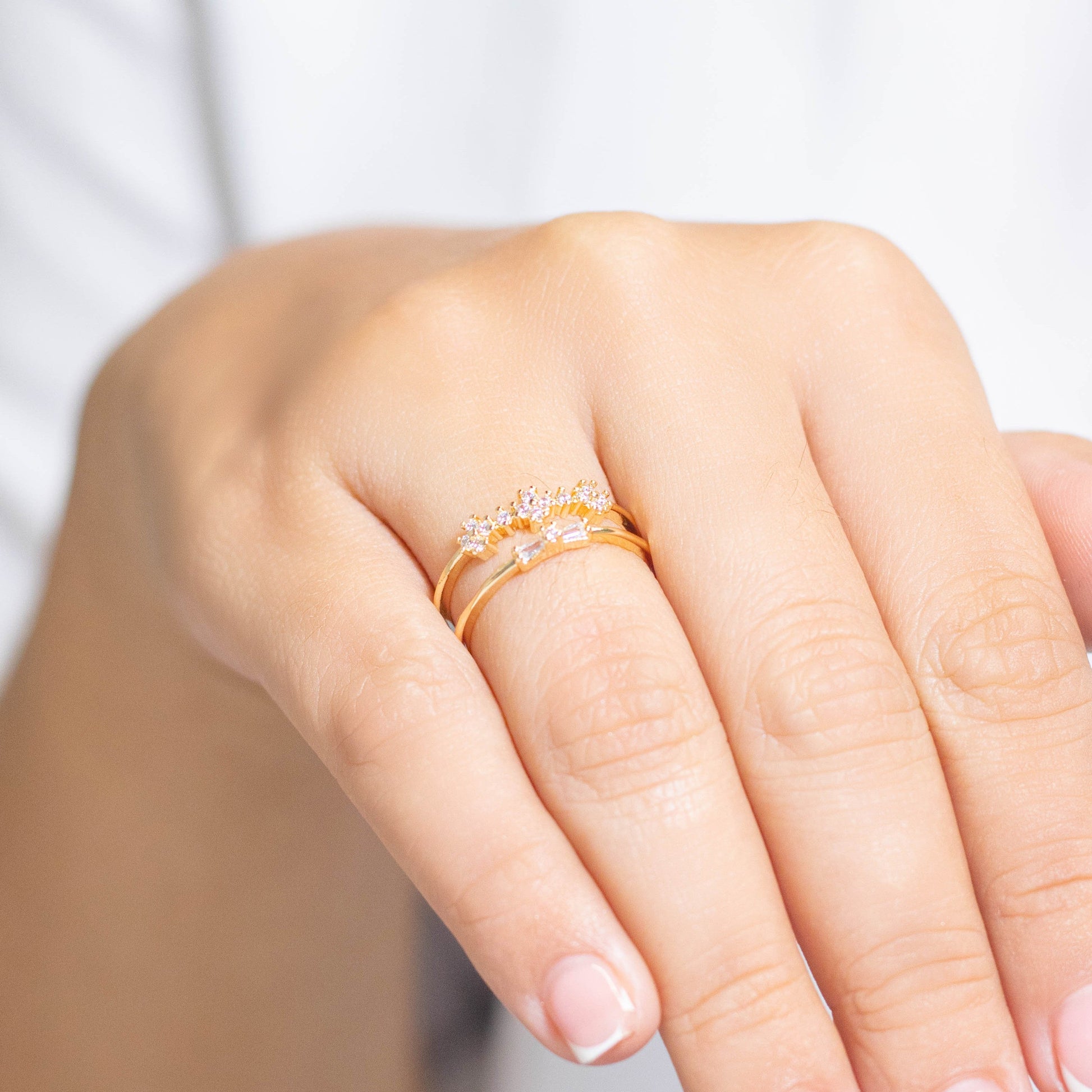 Anillo doble microzircones  Amulí