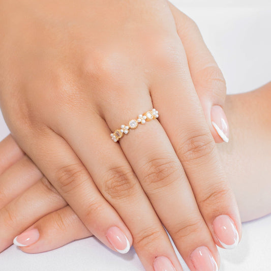 Anillo van cleef perla  Amulí