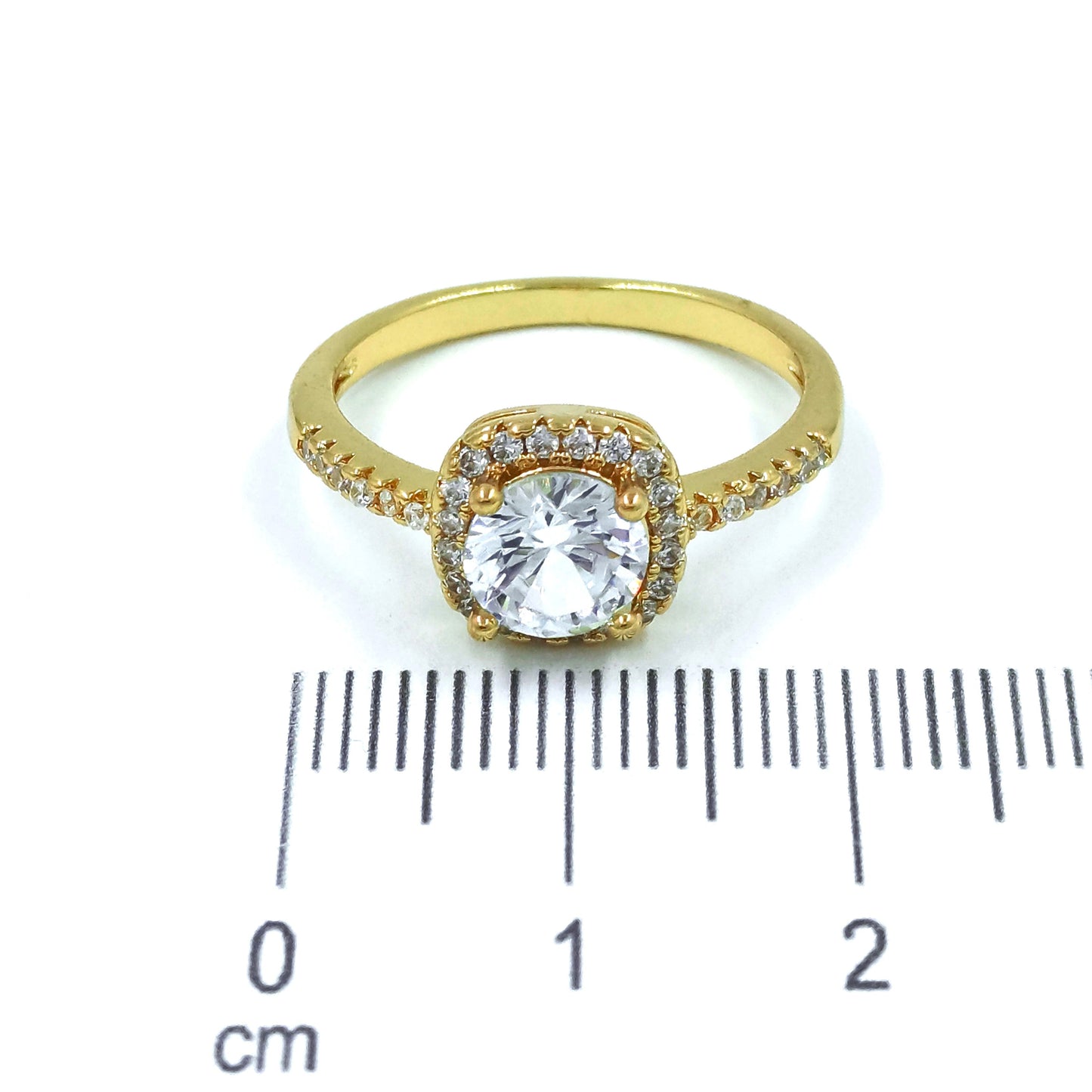 Anillo argolla cristal