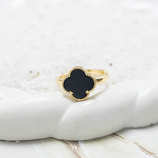 Anillo Van cleef negro
