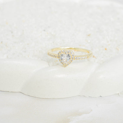 Anillo argolla corazón 