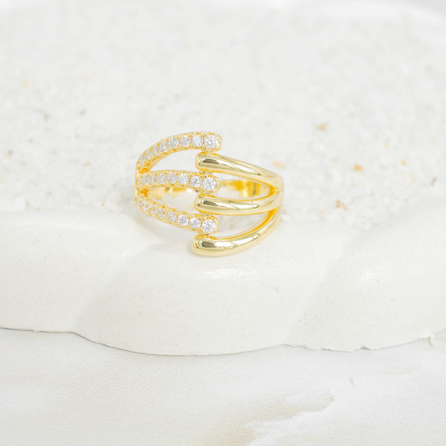 Anillo anillo zircones