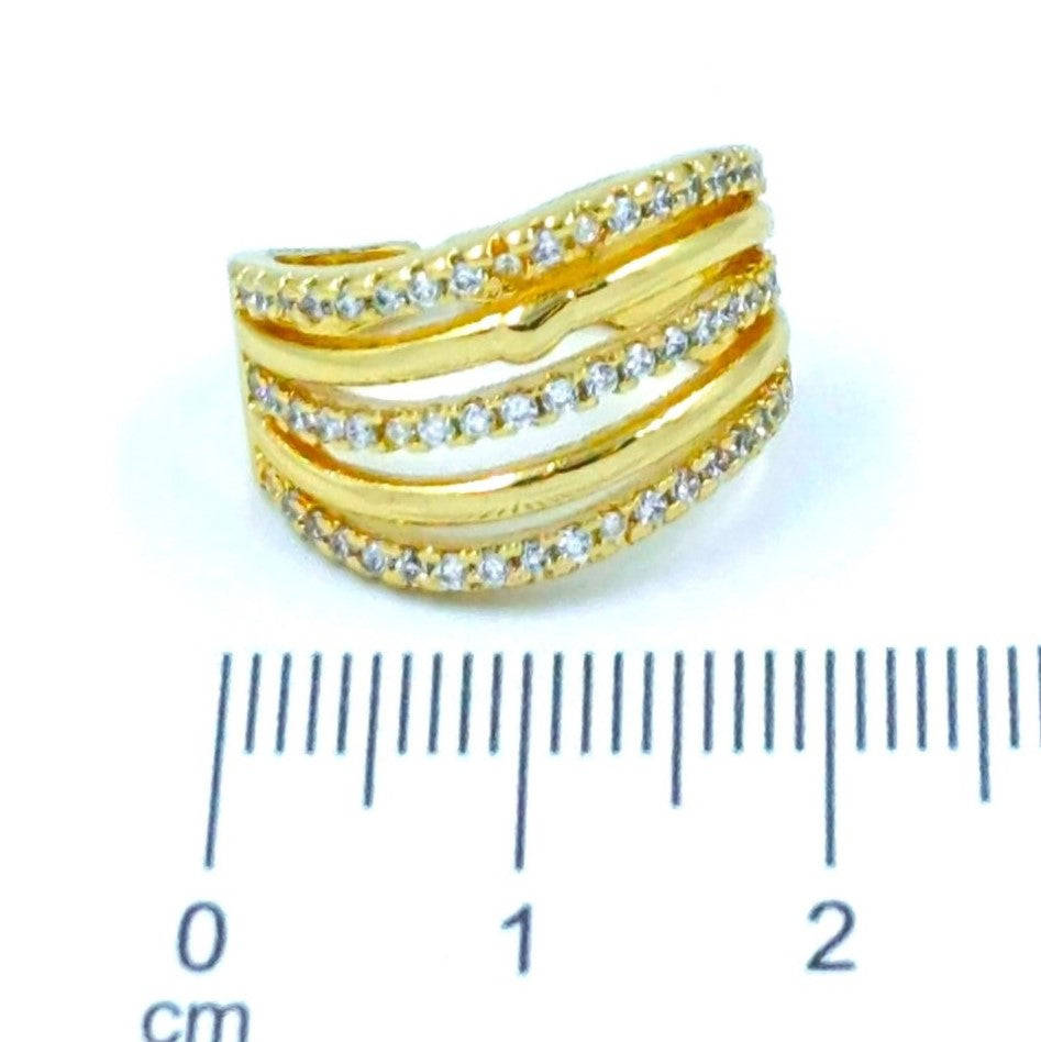 Anillo micro zircones