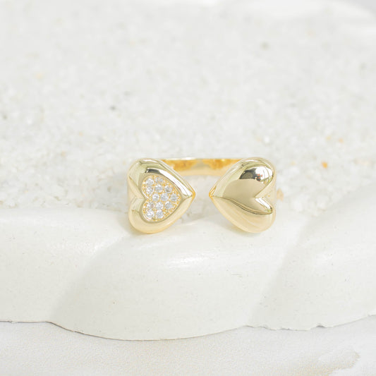 Anillo corazones