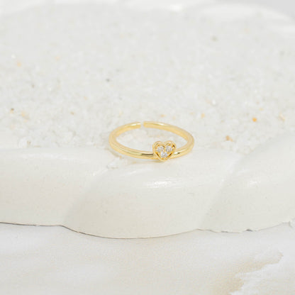 Anillo corazón  mini Amulí