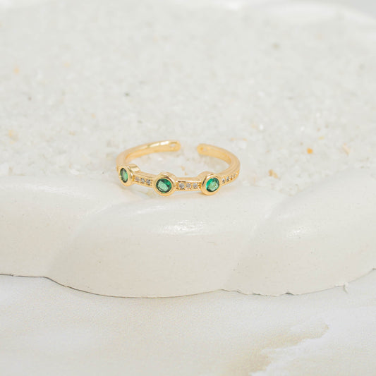 Anillo esmeraldas