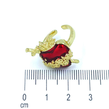 Anillo corazón de Jesús