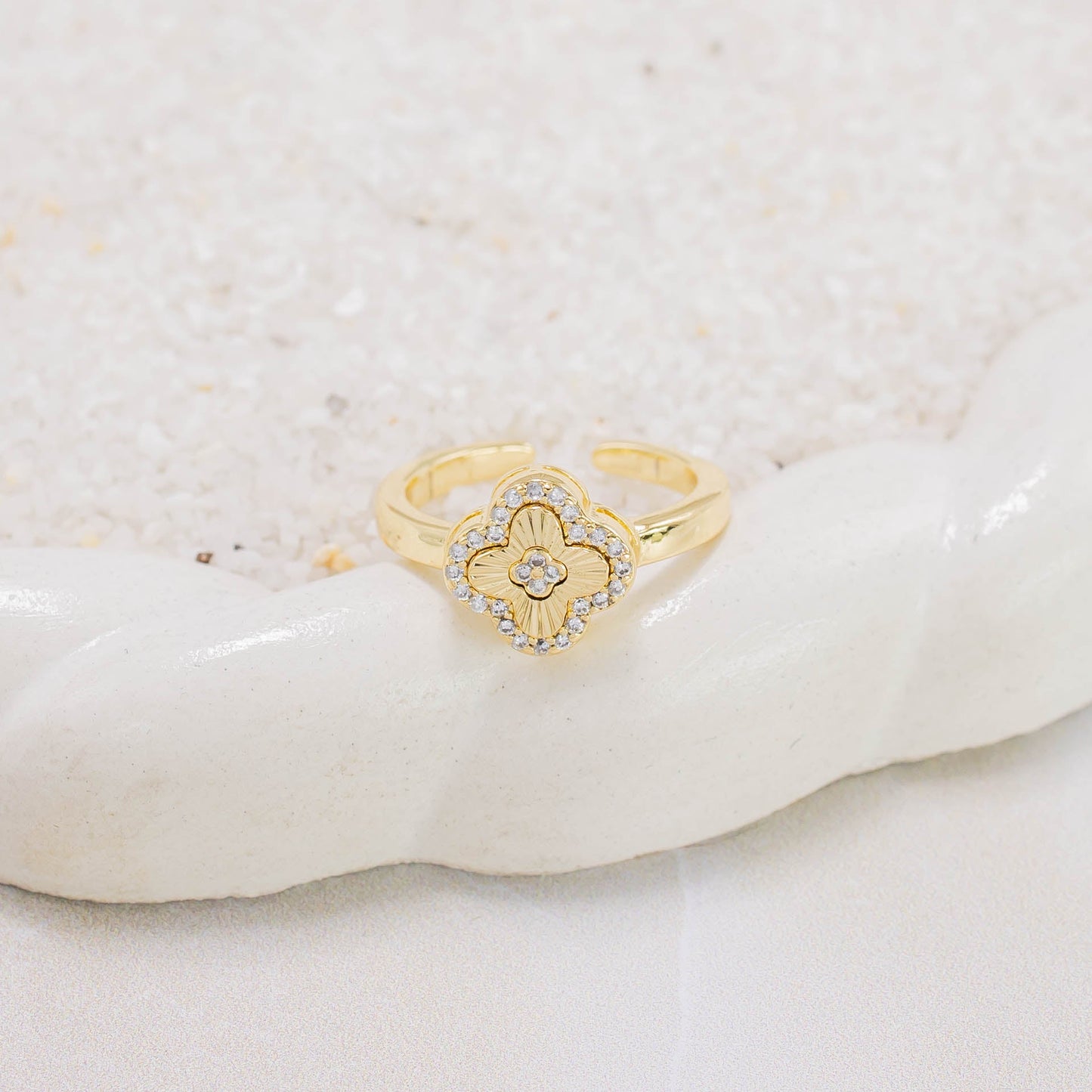 Anillo van cleef micro zircón